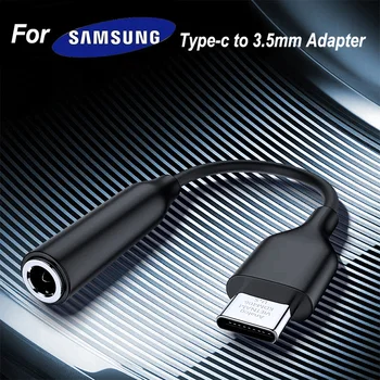 Для Оригинального Samsung USB Type C с Разъемом Aux 3,5 ММ Адаптер Для Наушников Аудиокабель Galaxy S23 S21 Ultra S20 Note 20 10 Plus Tab S7